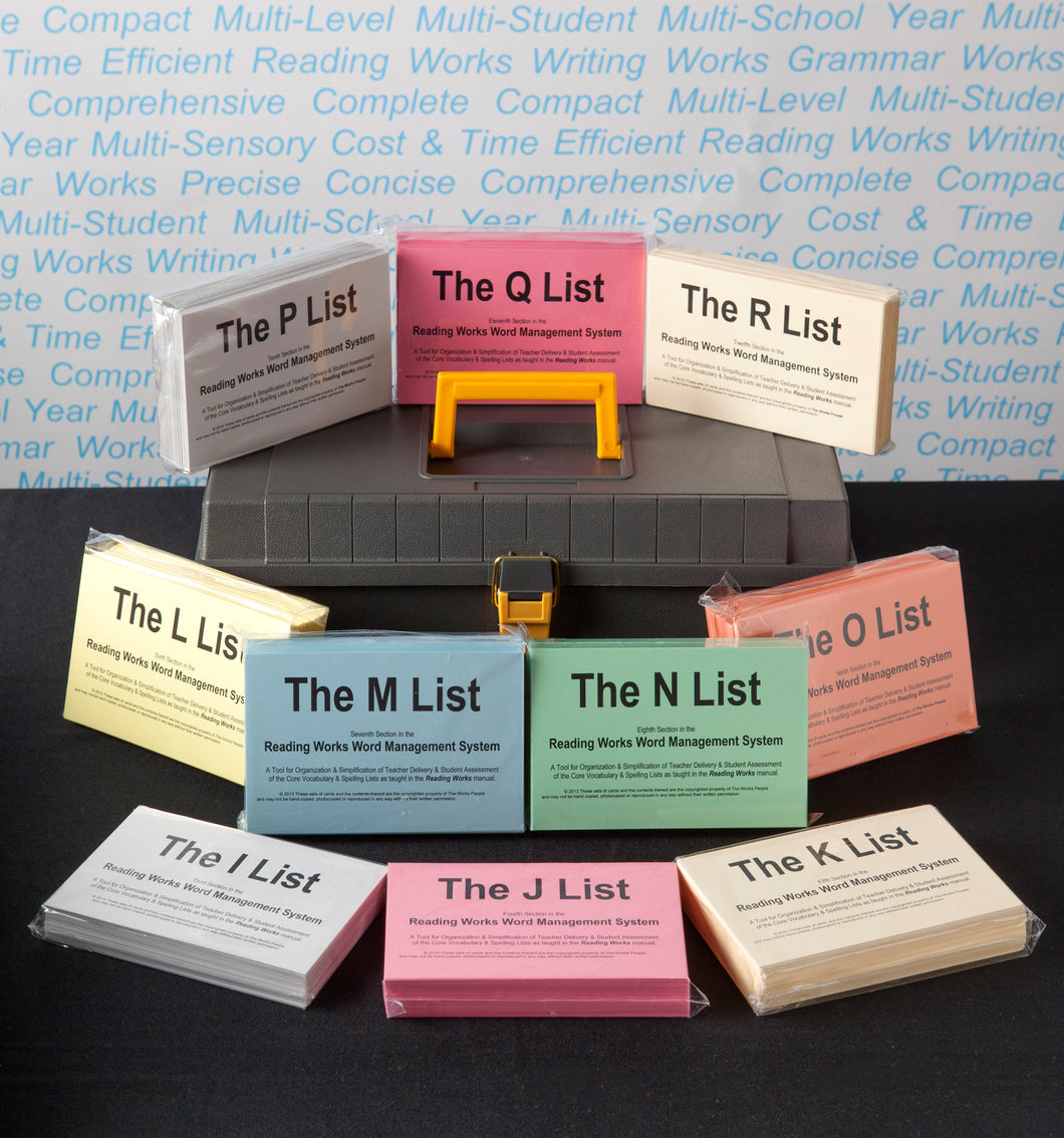 Word Management Flashcards Word List Section N